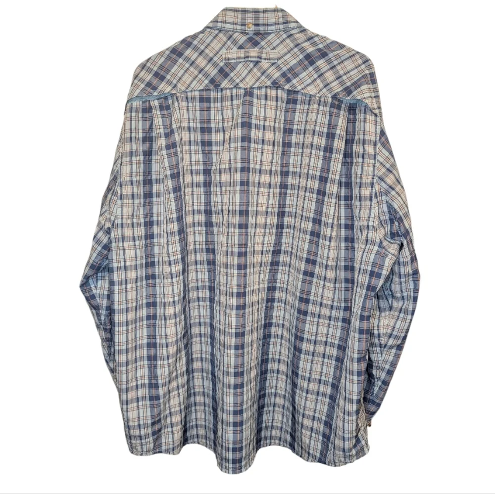 Duluth Trading Co Long Sleeve Button Down Shirt Size 2XL